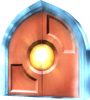 Model of a door that leads to a save point in The Great Maze from The Subspace Emissary in Super Smash Bros. Brawl. The internal name for it is "AdvGdtDoorSavePoint"