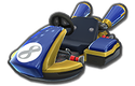 Champion Tunic Link's Standard Kart body from Mario Kart 8 Deluxe