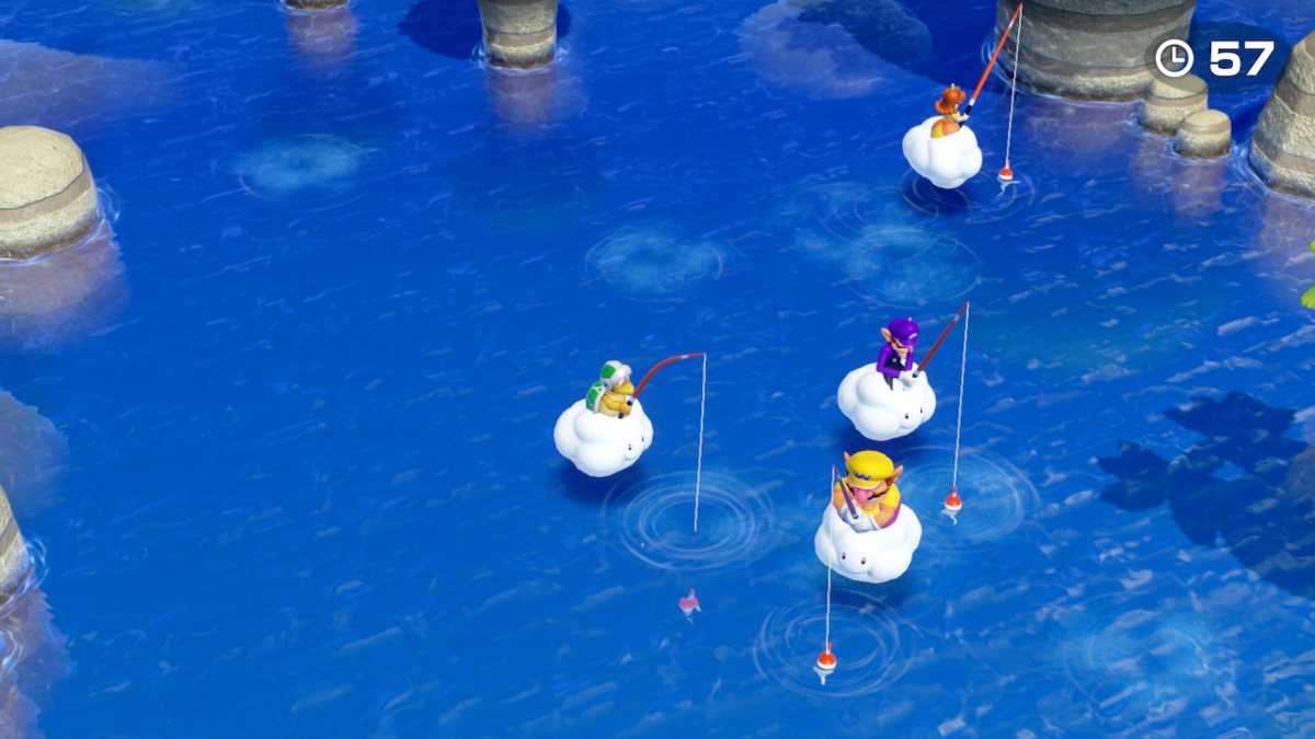 Rumble Fishing (Super Mario Party) - Super Mario Wiki, the Mario
