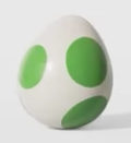 The Yoshi Egg from a webspot from  the Super Mario Galaxy Movie