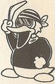 A D.D. as depicted in the Super Mario Kodansha manga