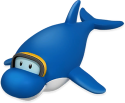 Dolphin from Dr. Mario World