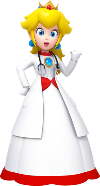 File:Dr Mario World - Dr Fire Peach.png