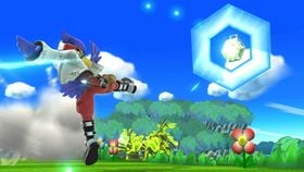 Falco Lombardi's Reflector in Super Smash Bros. for Wii U.