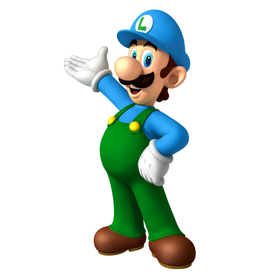 File:Ice Luigi artwork.jpg - Super Mario Wiki, the Mario encyclopedia