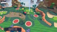 Hole 13 of Shelltop Sanctuary's Special layout from Mario Golf: Super Rush