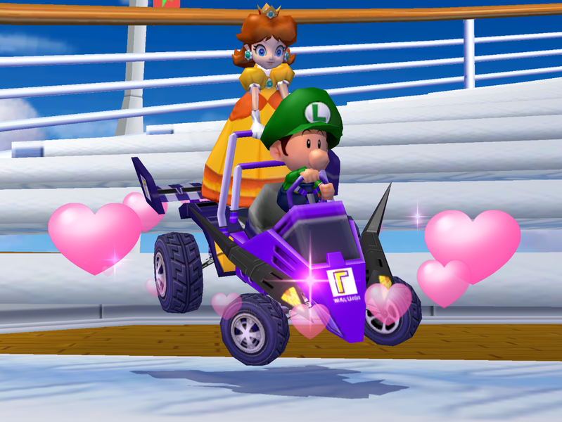 File:MKDD Daisy and Baby Luigi Screenshot.png