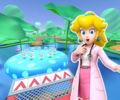 The course icon of the T variant with Dr. Peach