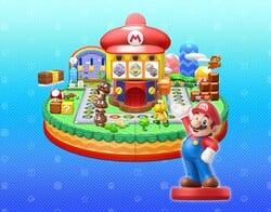 Mario as an amiibo in Mario Party 10