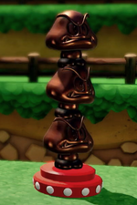 Mushroom Hill Goal-line decoration