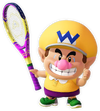 Artwork of Baby Wario from Mario Tennis Fever