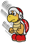A Fire Bro 8-Stack from Paper Mario: Color Splash.