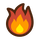 Small icon for the Burn status condition in Paper Mario: The Thousand-Year Door (Nintendo Switch)