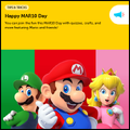 Thumbnail of a Play Nintendo article about ways to celebrate Mario Day