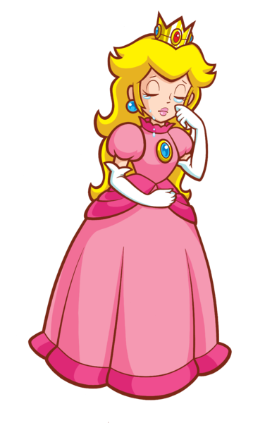 File:Princess Peach (Crying) - Super Princess Peach.png
