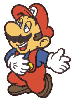 Mario bowing.
