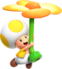 Artwork of Yellow Toad from Super Mario Bros. Wonder