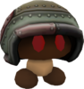 Rendered model of the Goombeetle enemy in Super Mario Galaxy.