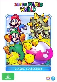 Australian DVD cover for the Super Mario World TV show.