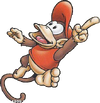 Artwork of Diddy Kong.