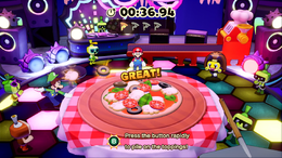 Mario and Luigi making Jellyfish Pizza.