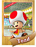 Level 1 Toad card from the Mario Super Sluggers card game