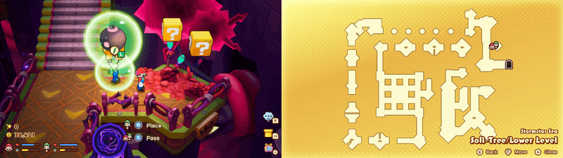 Blocks 16-17 in the Soli-Tree from Mario & Luigi: Brothership