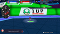 An advertisement for "1 Up Driving Range" in Super Golf Stadium