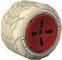 The Std_WhiteRed tires from Mario Kart Tour