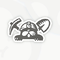 A sticker in Mario Kart World
