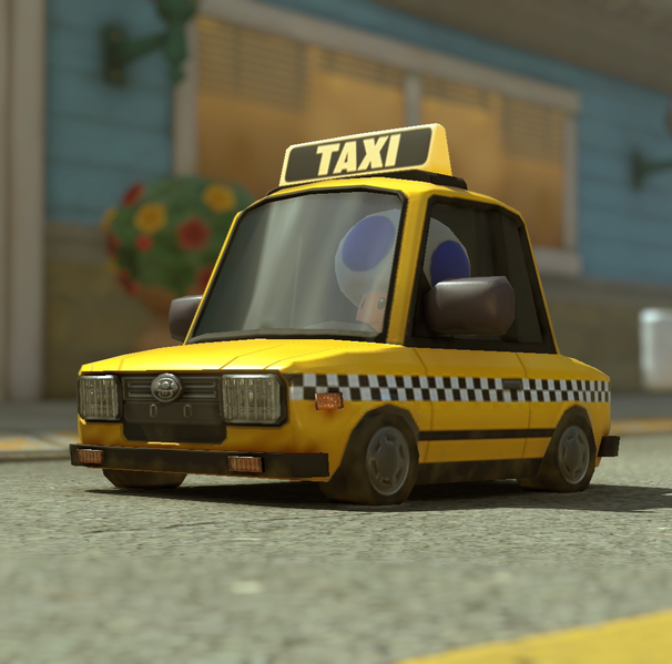 File:MKWorld Car taxi.png