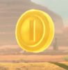A coin appearing in Mario Kart World