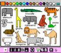Art creation of various animals