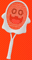 A Peepa-shaped racket[3]
