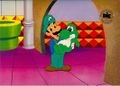An unused scene in the episode "Mama Luigi"