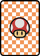 A Mushroom Card in Paper Mario: Color Splash.