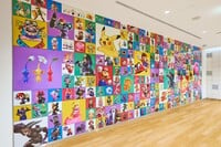 Mural in Nintendo Museum