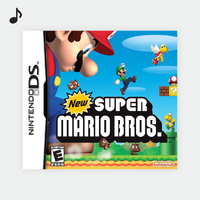 Cover for the TopTracks playlist for New Super Mario Bros on Nintendo Music
