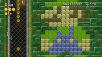 The hidden Luigi in Shish-Kebab Tower in New Super Luigi U