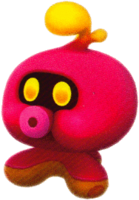 Artwork of an Octoguy from Super Mario Galaxy.