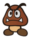 Goomba Idle Animation from Paper Mario: Color Splash