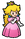 Artwork of Princess Peach from Paper Mario: The Thousand-Year Door (Nintendo Switch)