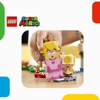 Thumbnail of an article about the LEGO Peach figure and its related LEGO Super Mario expansion sets