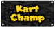 "Kart Champ" inscription for the Mario Kart 8 Deluxe trophy in the Trophy Creator application