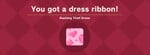 A dress ribbon's icon