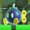 Squared screenshot of a Bob-omb from Super Mario Bros. Wonder.