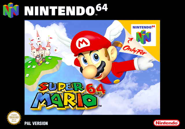 File:Super Mario 64 PAL box art.png - Super Mario Wiki, the Mario ...