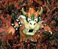 The Bowser statue