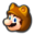Tanooki Mario's icon from Mario Kart 8