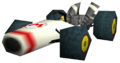 The model of the B Dasher from Mario Kart DS